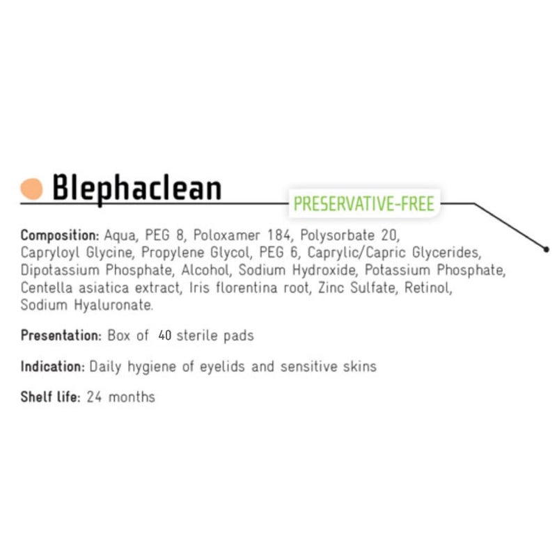 Blephaclean 40 Sterile Eyelid Wipes For Blepharitis by Blephaclean - Image 4